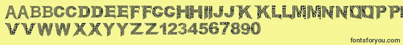 CircuitMage Font – Black Fonts on Yellow Background