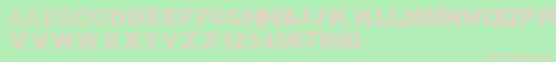 フォントCircuitMage – 緑の背景にピンクのフォント