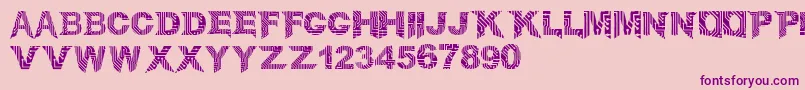 CircuitMage Font – Purple Fonts on Pink Background