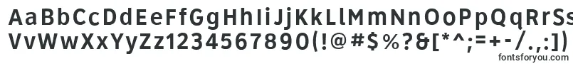 Roadgeek2005Series4b-fontti – mustat fontit valkoisella taustalla