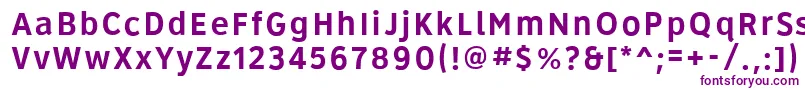 Roadgeek2005Series4b Font – Purple Fonts on White Background