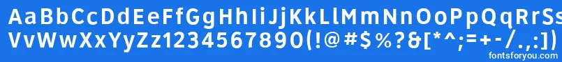 フォントRoadgeek2005Series4b – 青い背景に白い文字