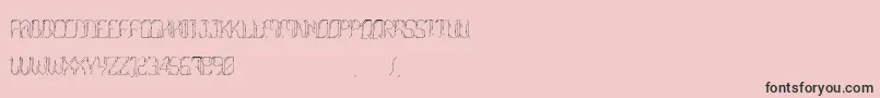 Morgenstern Font – Black Fonts on Pink Background