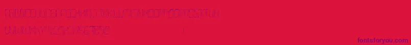 Morgenstern Font – Purple Fonts on Red Background