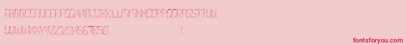 Morgenstern Font – Red Fonts on Pink Background