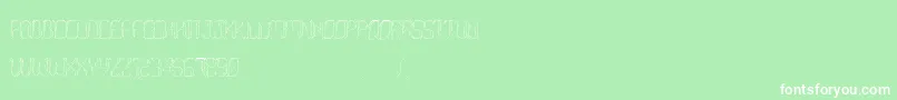 Morgenstern Font – White Fonts on Green Background