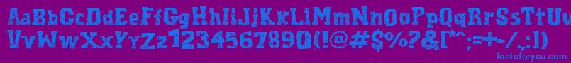En savoir plus sur la police CordelEncarnado Police CordelEncarnado – polices bleues sur fond violet