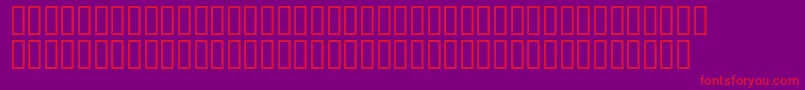 Maximillion Font – Red Fonts on Purple Background