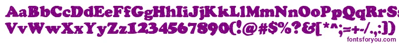 ChemistryByDenne Font – Purple Fonts on White Background
