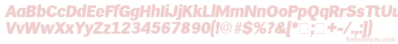 HieroDisplaySsiItalic-Schriftart – Rosa Schriften
