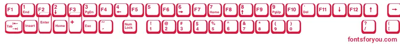 Keyboard2 Font – Red Fonts