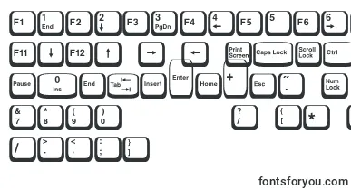  Keyboard2 font
