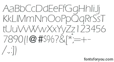 E820SansLightRegular font – Fonts Starting With E