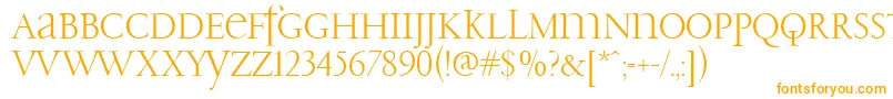 PfgaramondClassicUnicaseフォントについての詳細 フォントPfgaramondClassicUnicase – オレンジのフォント