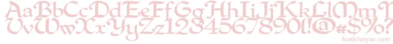 Quillperpendicularwide-Schriftart – Rosa Schriften
