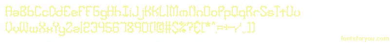 NymonakBrk Font – Yellow Fonts