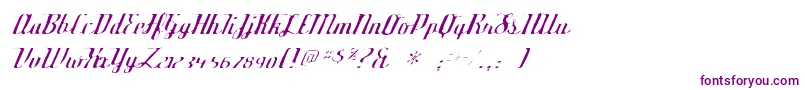 Deftonestylusgaunt-Schriftart – Violette Schriften