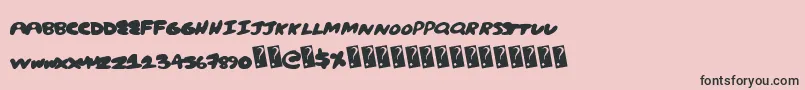 More about Creampuff Font Creampuff Font – Black Fonts on Pink Background