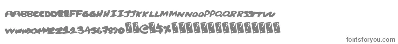 Creampuff-Schriftart – Graue Schriften