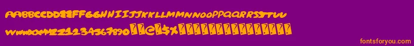 More about Creampuff Font Creampuff Font – Orange Fonts on Purple Background