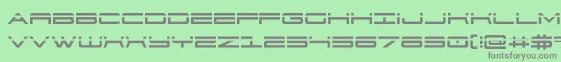 fuente 911porschav3laser – Fuentes Grises Sobre Fondo Verde