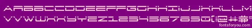 911porschav3laser Font – Pink Fonts on Purple Background