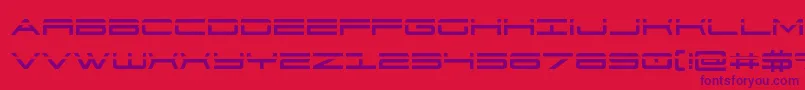 911porschav3laser Font – Purple Fonts on Red Background