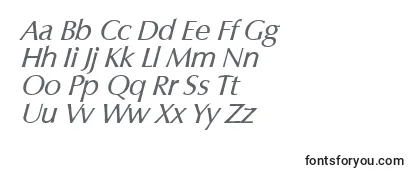 ColumbiaserialItalic-fontti