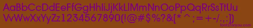 Шрифт AAvantetckMedium – фиолетовые шрифты на коричневом фоне
