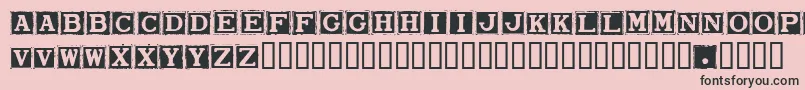 More about Smard Font Smard Font – Black Fonts on Pink Background