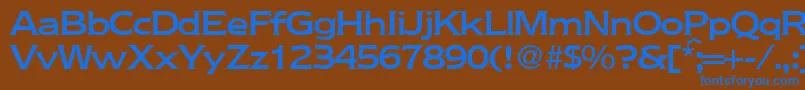fuente NebraskamediumRegularDb – Fuentes Azules Sobre Fondo Marrón