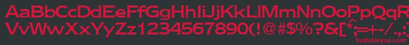 More about NebraskamediumRegularDb Font NebraskamediumRegularDb Font – Red Fonts on Black Background