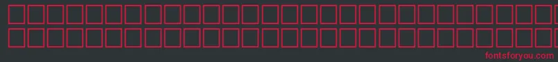 WaterRegular Font – Red Fonts on Black Background