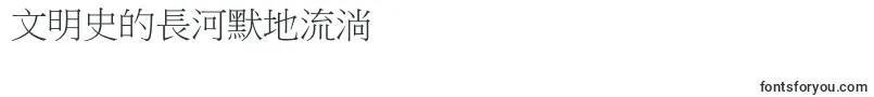 Dfbiaosong1b Font – Fonts for Numbers and Digits