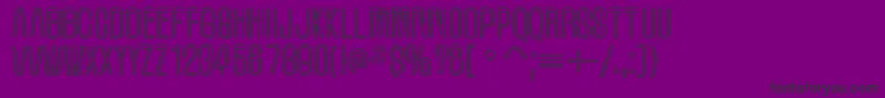MarqueemoonRegular-fontti – mustat fontit violetilla taustalla