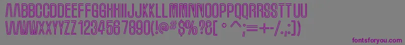 MarqueemoonRegular Font – Purple Fonts on Gray Background