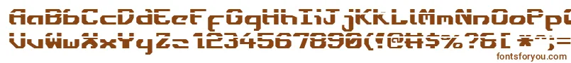 Ensignfl Font – Brown Fonts on White Background