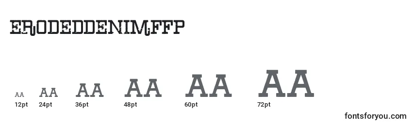 ErodeddenimFfp Font Sizes