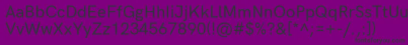 HkgroteskMediumlegacy Font – Black Fonts on Purple Background