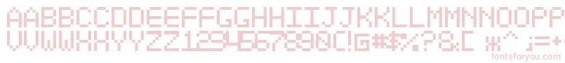 Optiate ffy Font – Pink Fonts on White Background