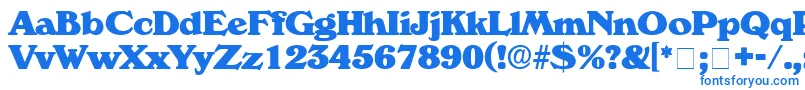 CatalegoDisplaySsi Font – Blue Fonts on White Background