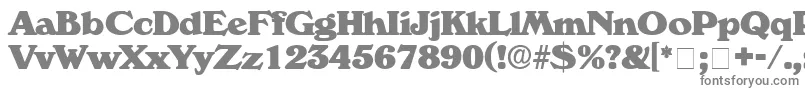 Шрифт CatalegoDisplaySsi – серые шрифты