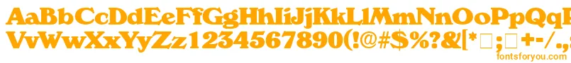 CatalegoDisplaySsi Font – Orange Fonts on White Background