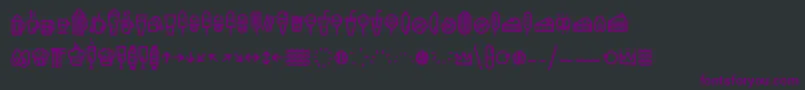 fuente EscalopeSoftIcons – Fuentes Moradas Sobre Fondo Negro