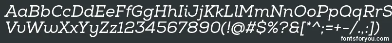 NexaSlabRegularItalic Font – White Fonts