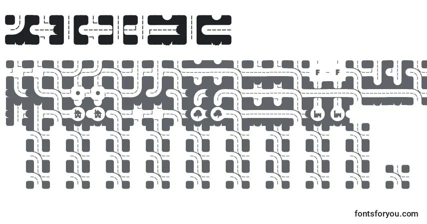 Motorcity Font – alphabet, numbers, special characters
