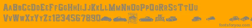 En savoir plus sur la police I.F.C.HotrodType Police I.F.C.HotrodType – polices grises sur fond orange