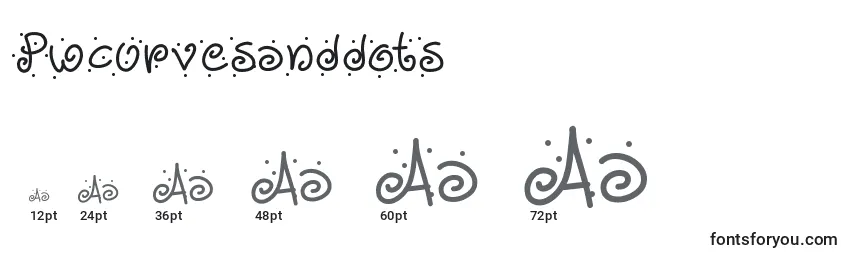 Pwcurvesanddots Font Sizes
