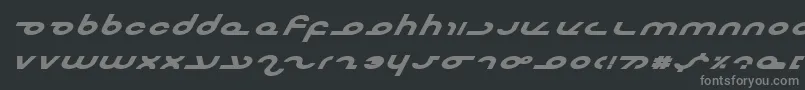 Masterebi Font – Gray Fonts on Black Background
