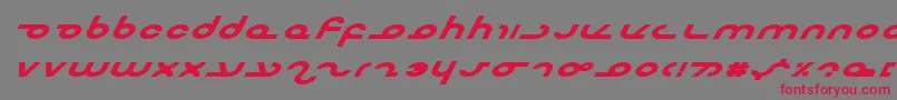 Masterebi Font – Red Fonts on Gray Background